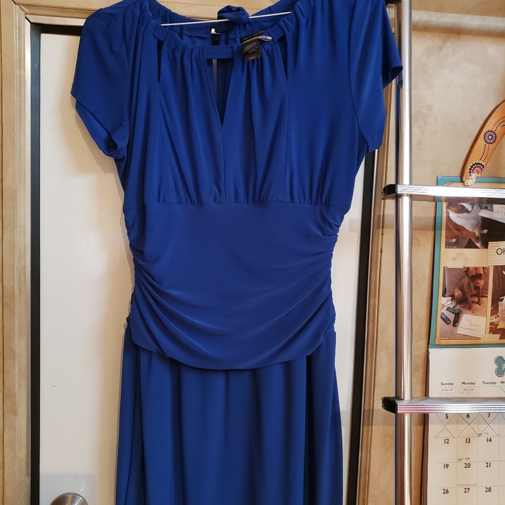 Blue dress
